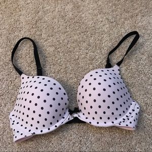 New VS pink black dots cute bra 32C